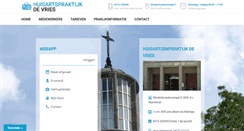 Desktop Screenshot of huisartsdevries.nl